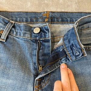 7 For All Mankind Denim Crop Bootcut Jeans Wmn’s sz 29